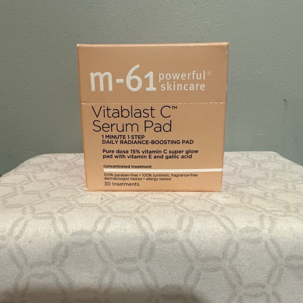 M-61 Vitablast C Serum Pads, 30 count, exp 2/21